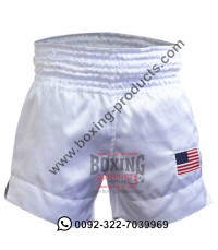White Kick boxing Shorts